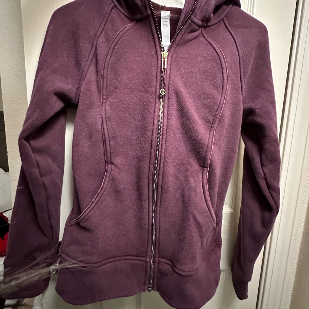 Purple Zip-Up Hoodie